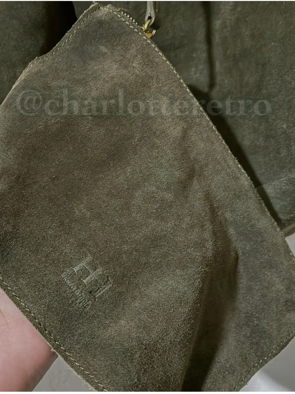 Haute Hippie • Sueded Leather Slouchy Brooklyn Hobo w Pouch